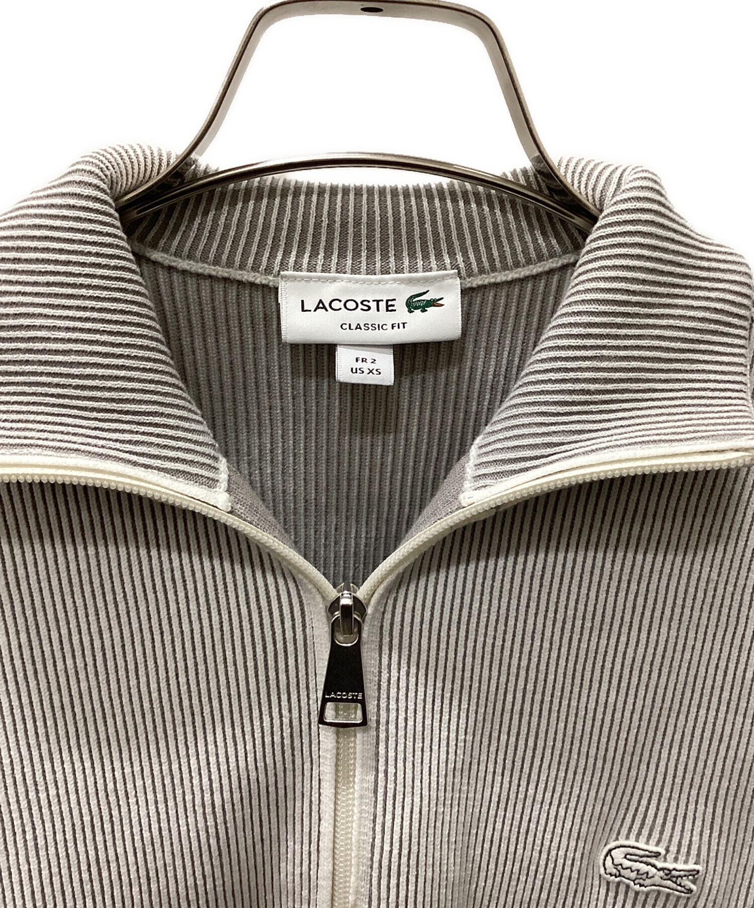 中古・古着通販】LACOSTE (ラコステ) リブニットトラックジャケット