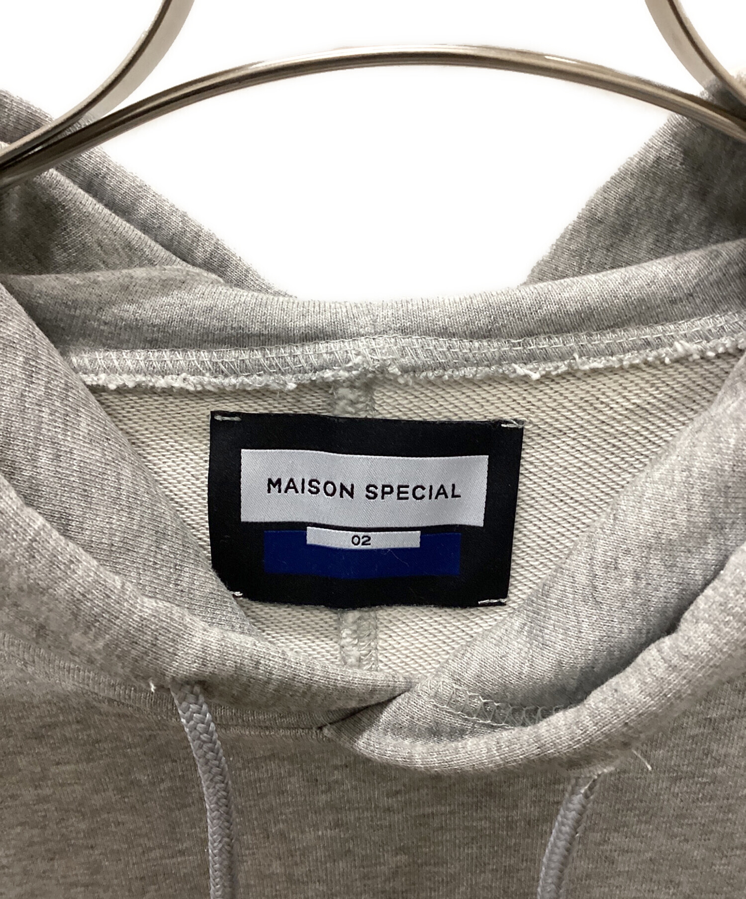 MAISON SPECIAL グレー パーカー 02 MAISON パーカー レディース 