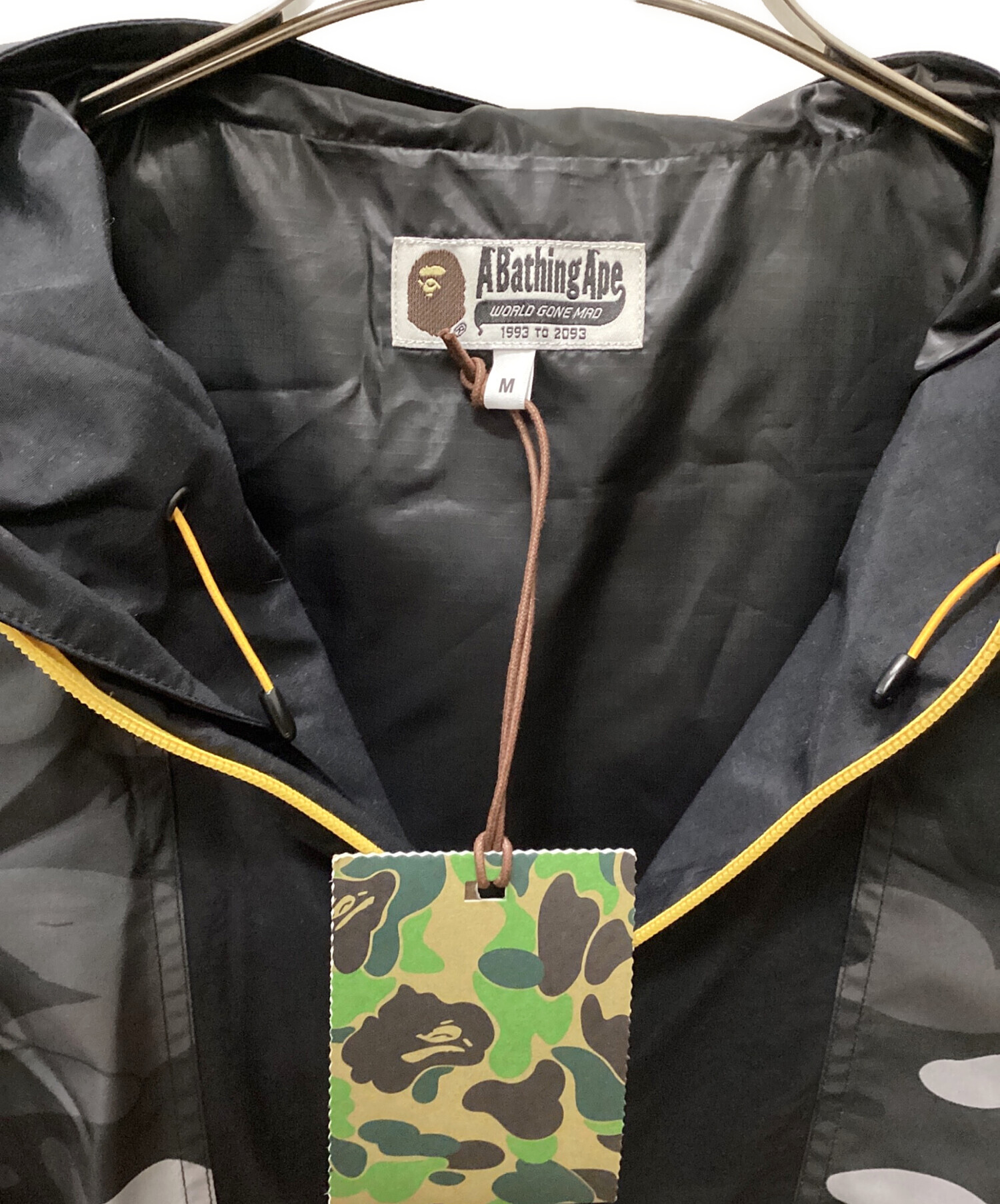 BAPE マウンテンパーカー サイズM マウンテンパーカー ナイロン ジップ 