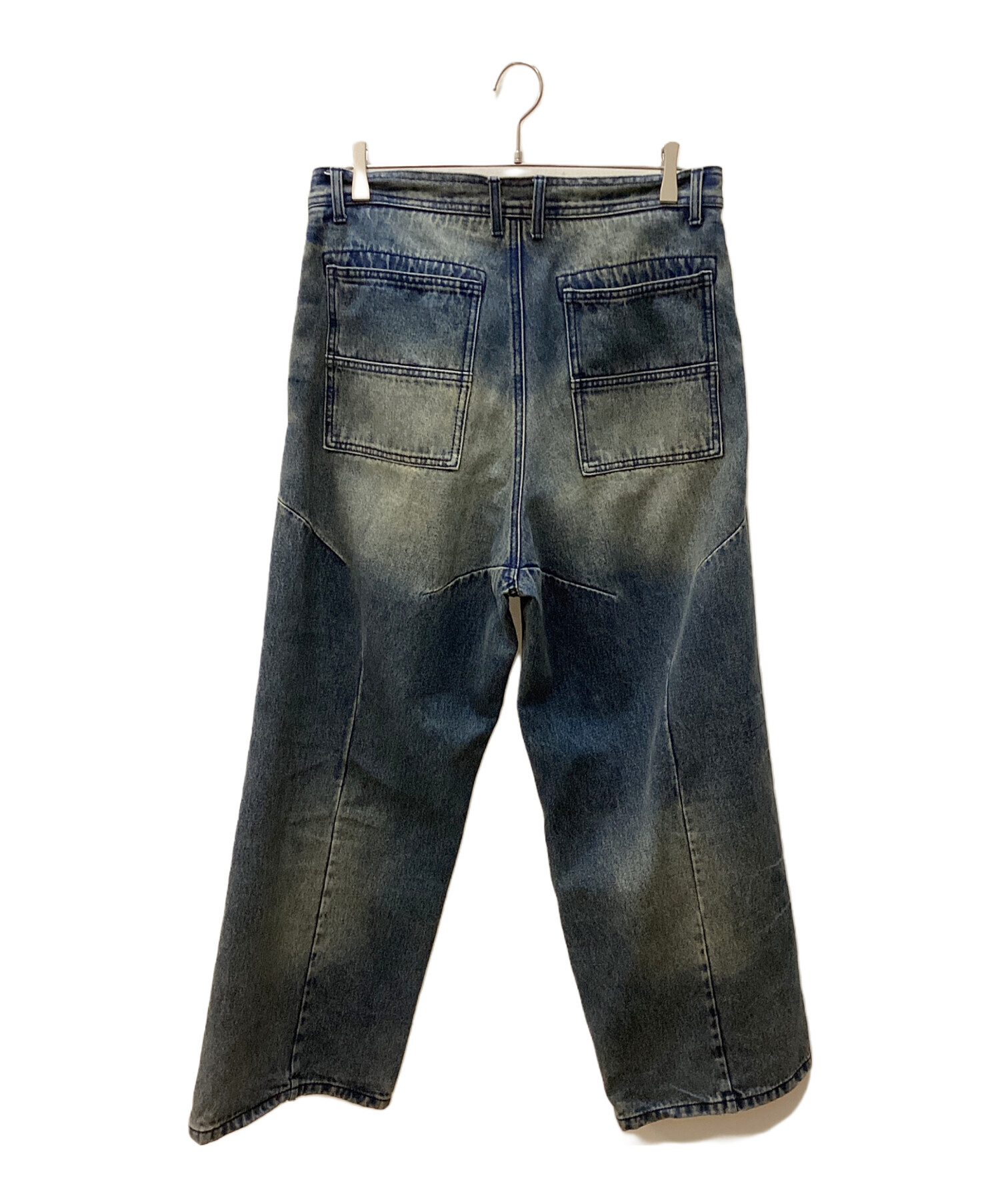 中古・古着通販】FILTH (フィルス) FRONT ZIP BAGGY インディゴ サイズ