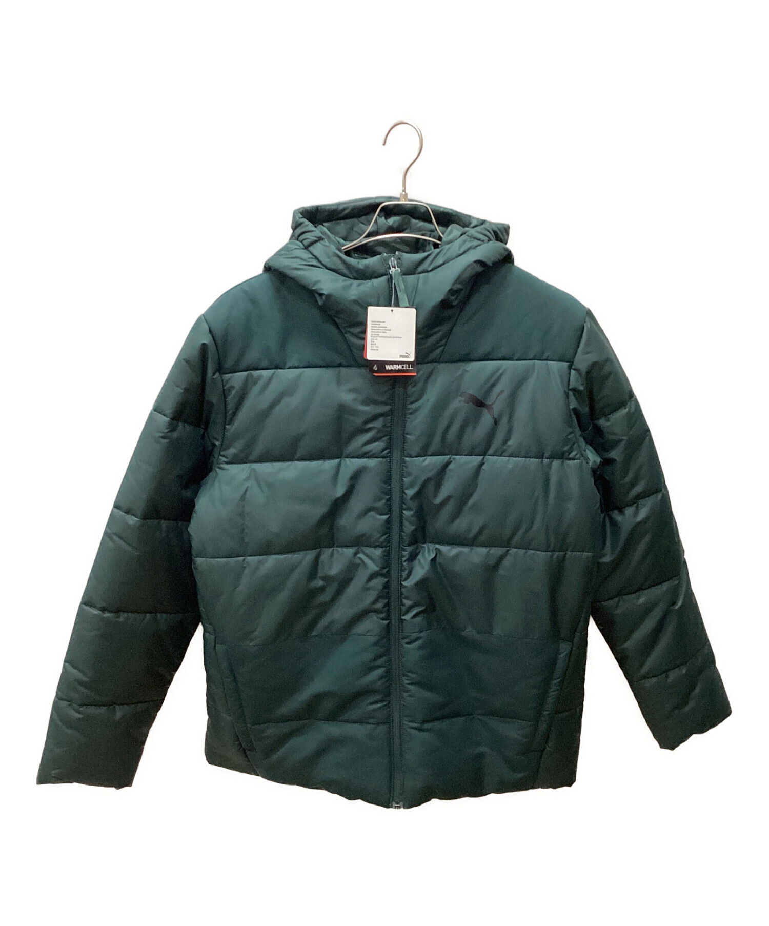 中古・古着通販】PUMA (プーマ) 中綿ジャケット グリーン サイズ:XL 未 