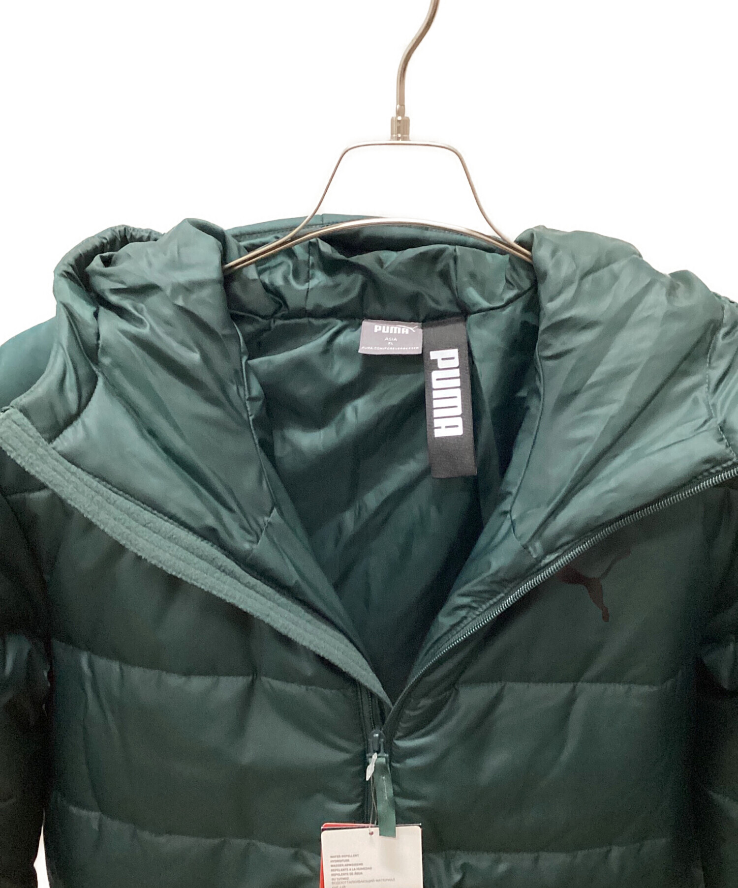 中古・古着通販】PUMA (プーマ) 中綿ジャケット グリーン サイズ:XL 未 