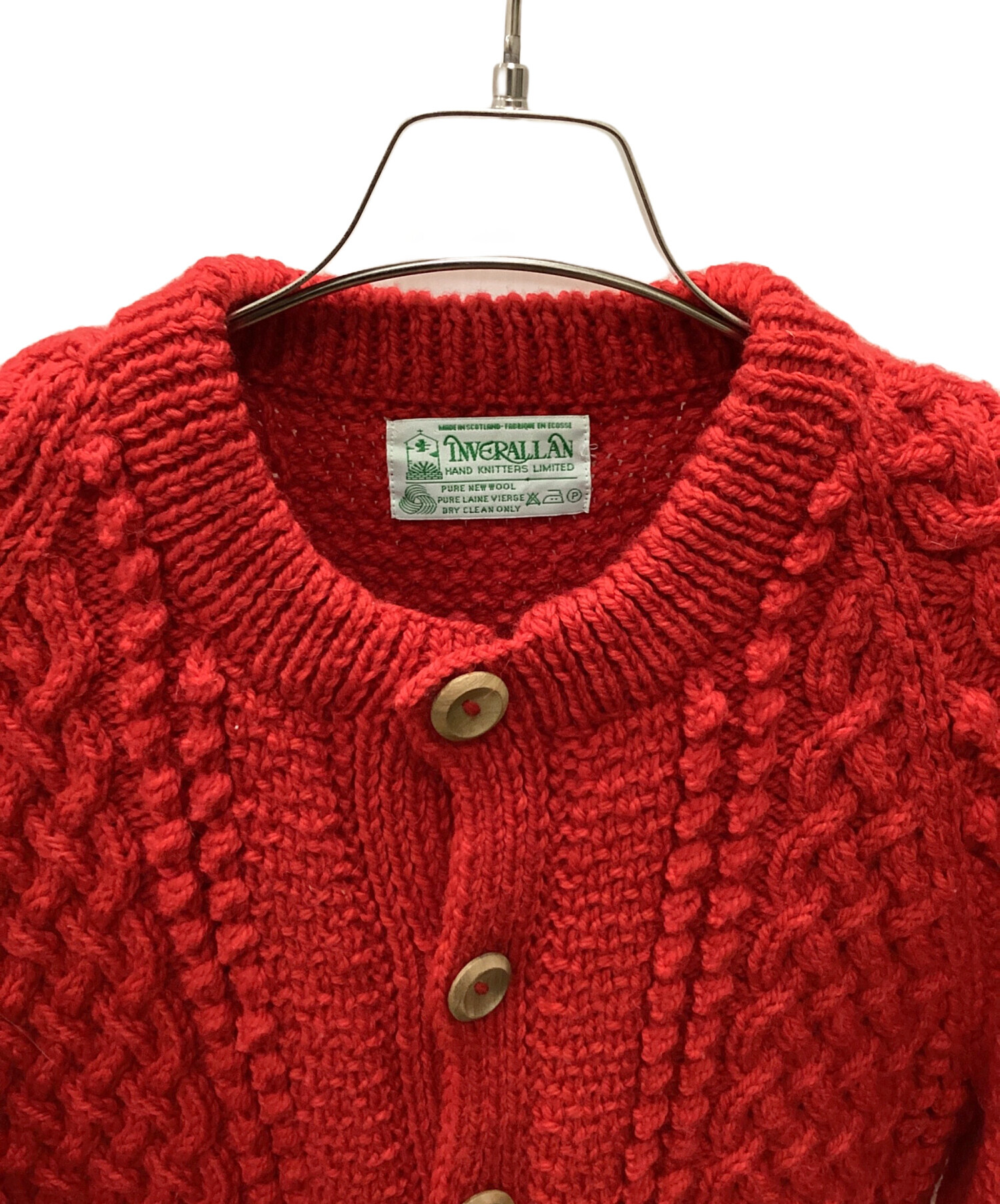 中古・古着通販】INVERALLAN (インバーアラン) 厚手カーディガン