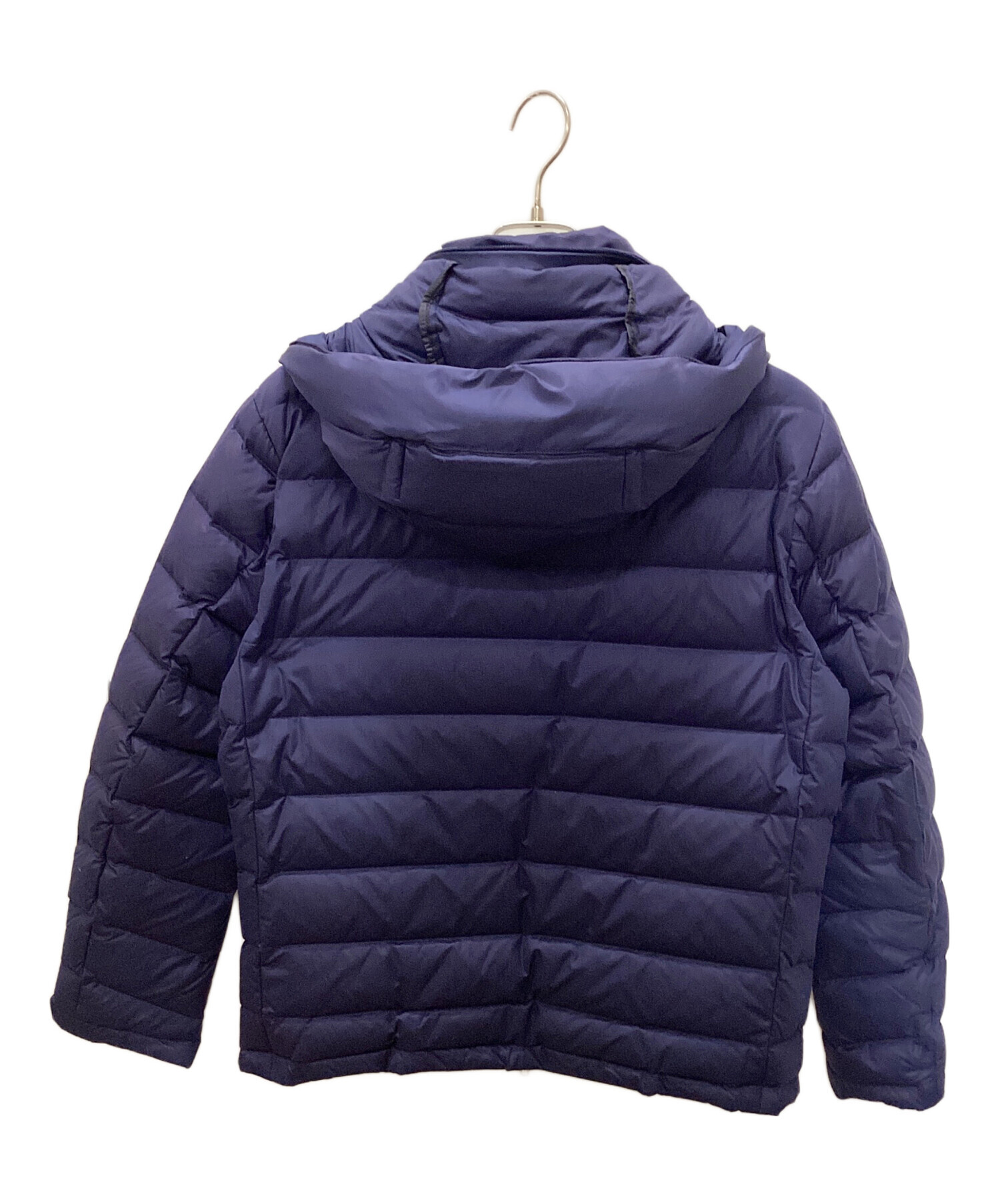 美品 カルバンクライン フーデッドダウンジャケット M ネイビー ウォッシャブル Calvin Klein（カルバン・クライン） ダウンジャケット ダウン メンズ