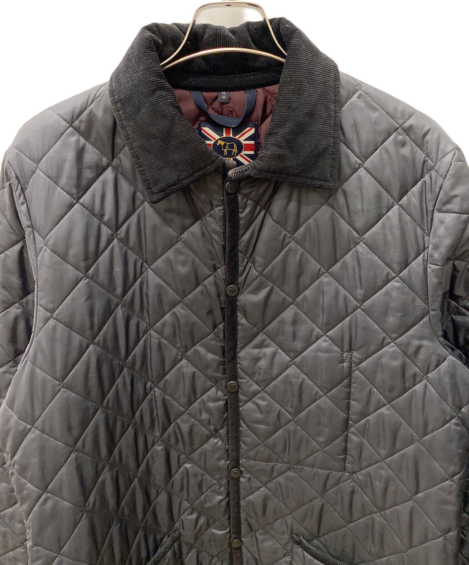 中古・古着通販】LAVENHAM (ラベンハム) キルティングコート ブラック