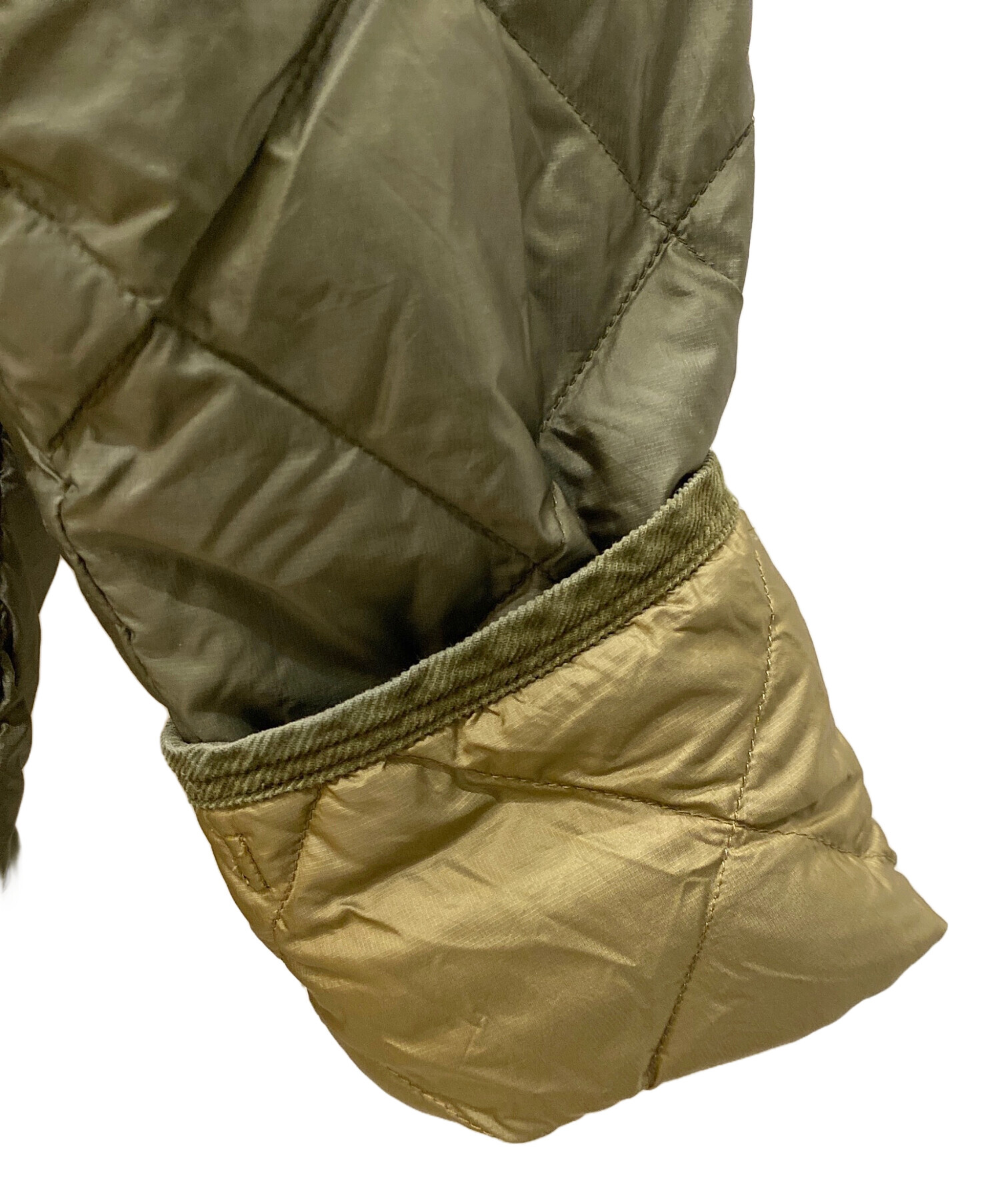 【美品】Foxfire クエーサーダウンジャケット 5113903 オリーブ M FOX FIRE(フォックスファイヤー) quasar down jacket クエーサー