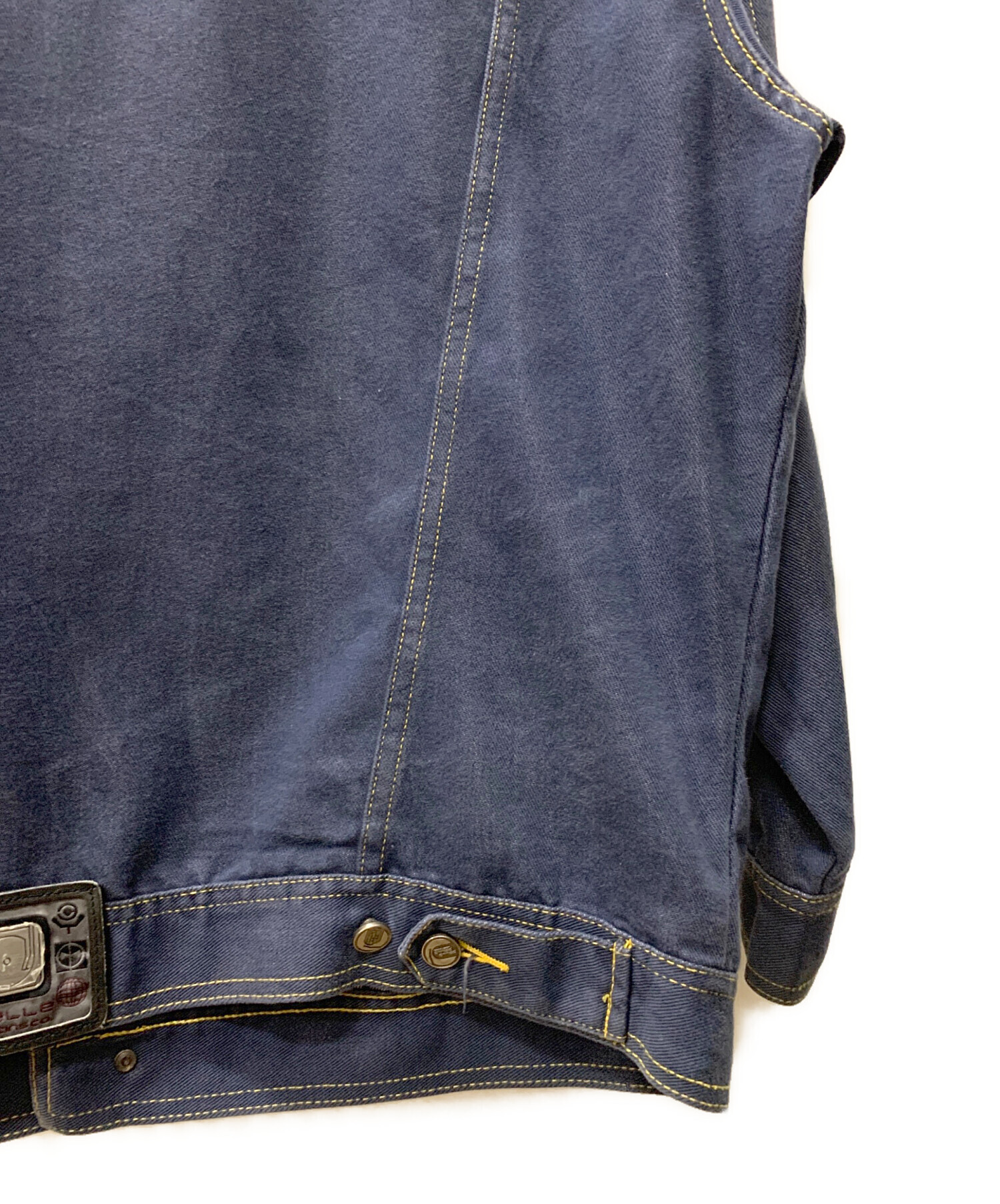 中古・古着通販】pellepelle (ペレペレ) デニムジャケット ネイビー 