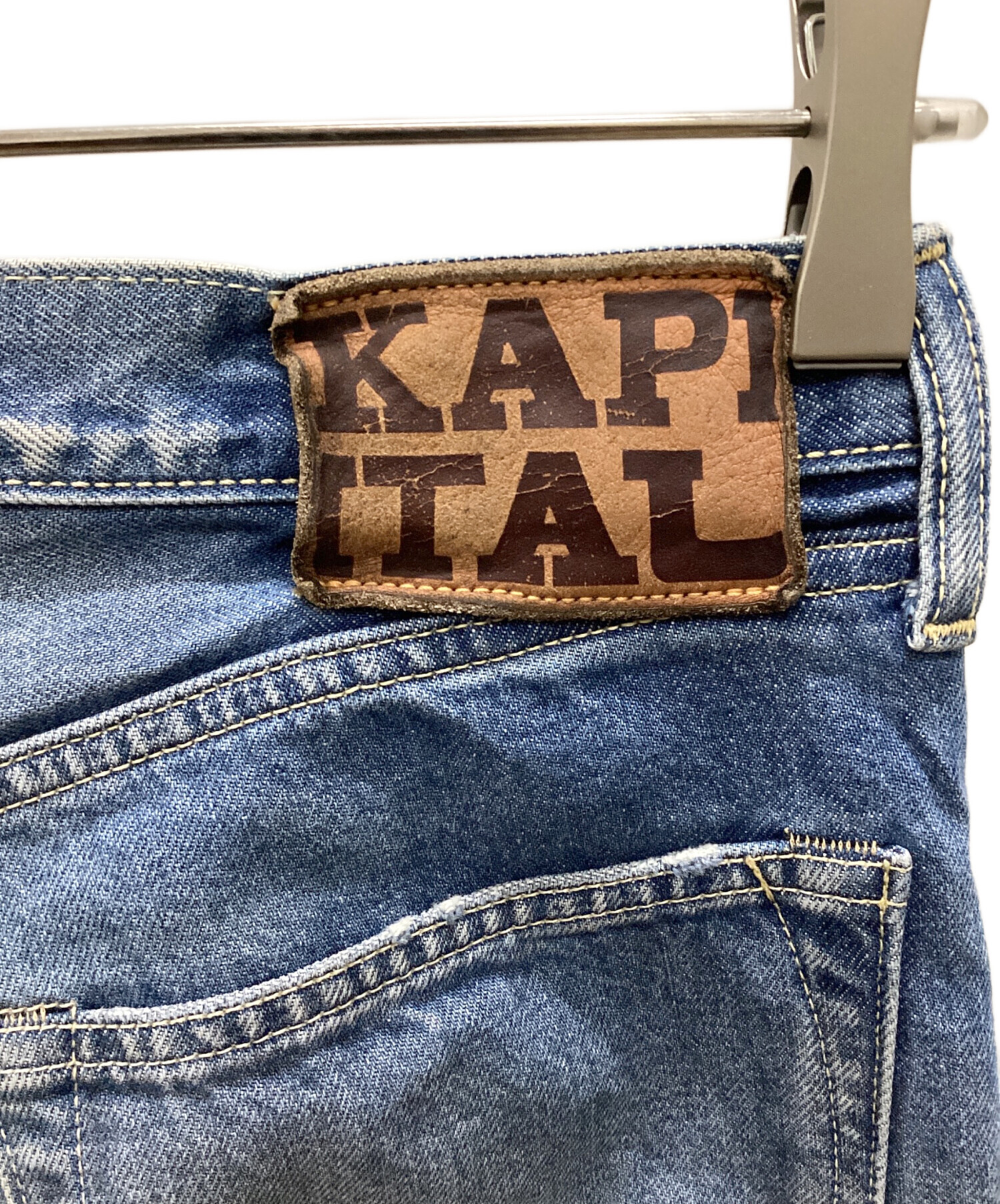 中古・古着通販】KAPITAL (キャピタル) デニムパンツ インディゴ