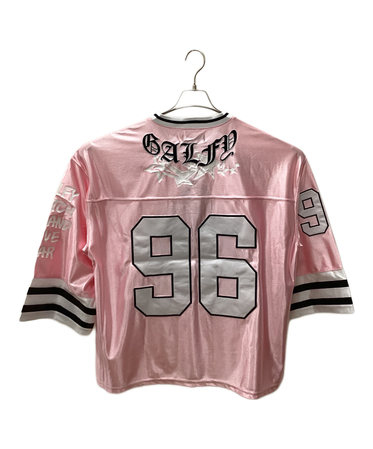 中古・古着通販】GALFY (ガルフィー) ウェッサイホッケーシャツ ピンク