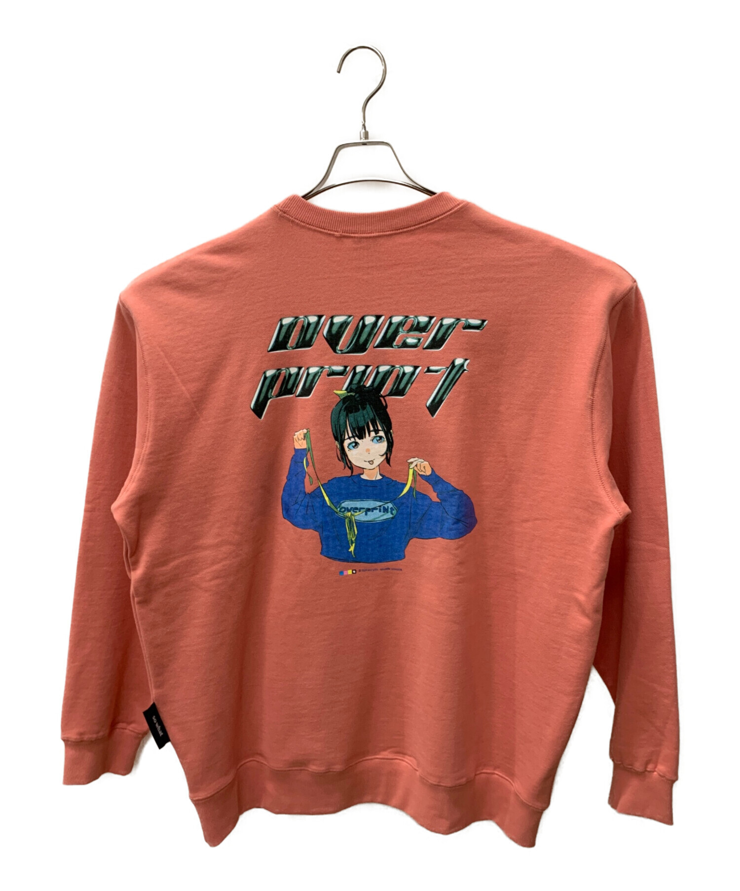 中古・古着通販】overprint (オーバープリント) スウェット ピンク 