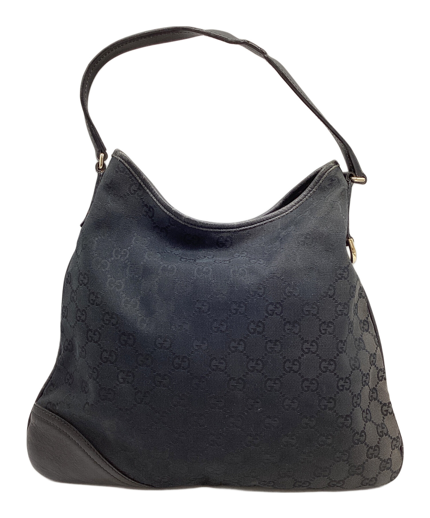 中古・古着通販】GUCCI (グッチ) ワンショルダーバッグ GG ブラック