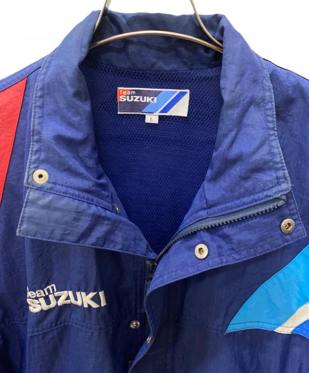 美品】チームスズキ TEAM SUZUKI レーシングジャケット ジャンパー 中古・古着通販】Team SUZUKI (チームスズキ) レーシングジャケット