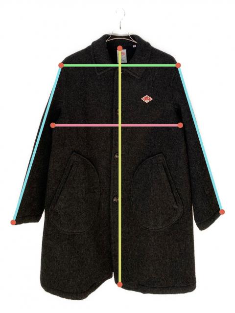 中古・古着通販】DANTON (ダントン) ウールモッサコート グレー サイズ