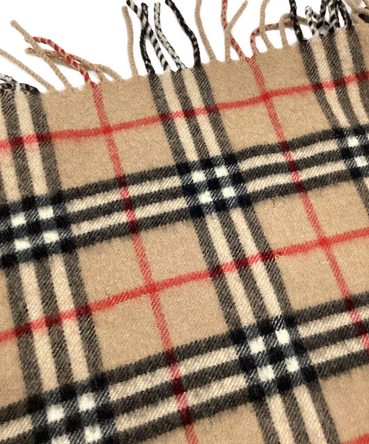 BURBERRY バーバリー マフラー ベージュ ユニセックス【中古】 BURBERRY（バーバリー） ノバチェック マフラー ベージュ マルチカラー