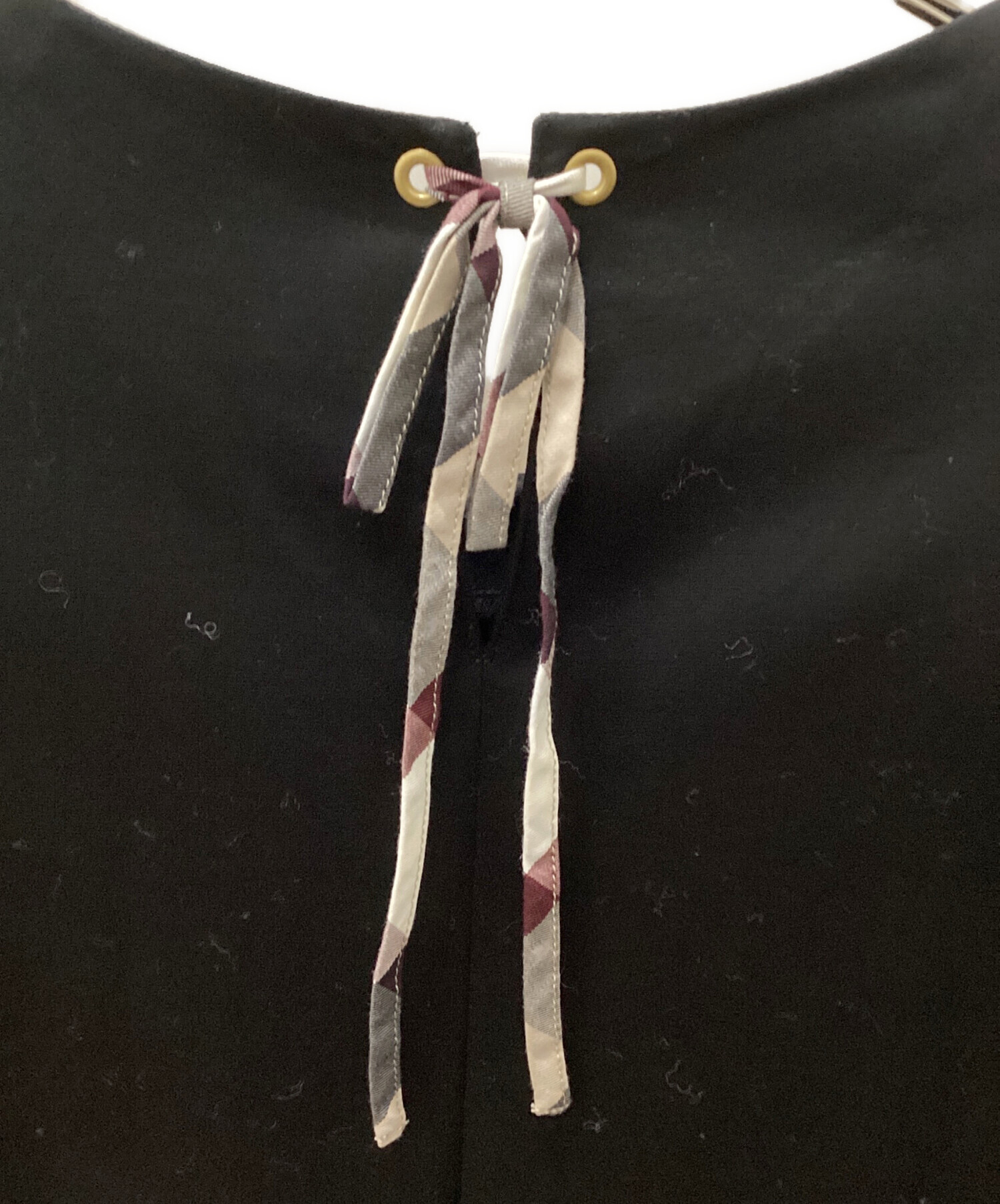 【BLUE LABEL CRESTBRIDGE】ノースリーブワンピース リボン 中古・古着通販】BLUE LABEL CRESTBRIDGE (ブルーレーベルクレスト