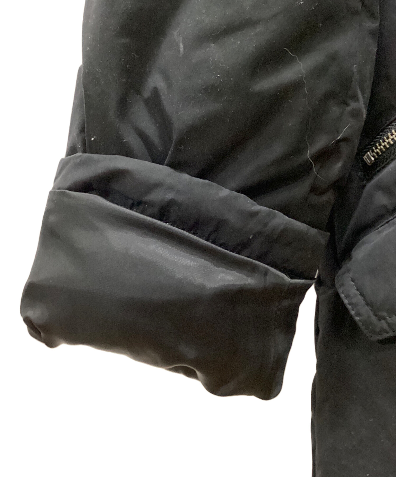 バーバリーブラックレーベル ファー付きダウンジャケット Ｌサイズ 中古・古着通販】BURBERRY BLACK LABEL (バーバリーブラックレーベル