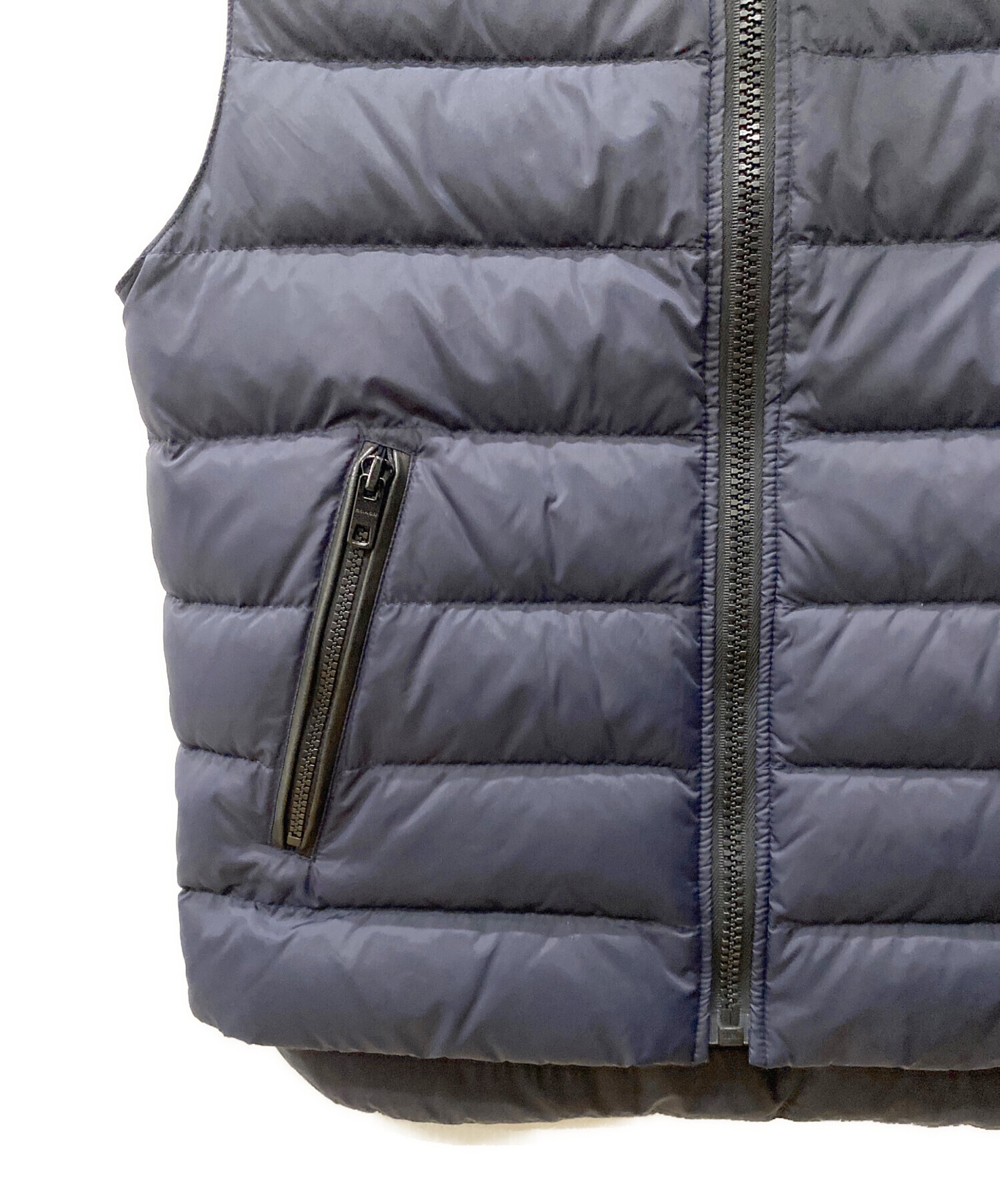 中古・古着通販】COACH (コーチ) ダウンベスト ネイビー サイズ:S