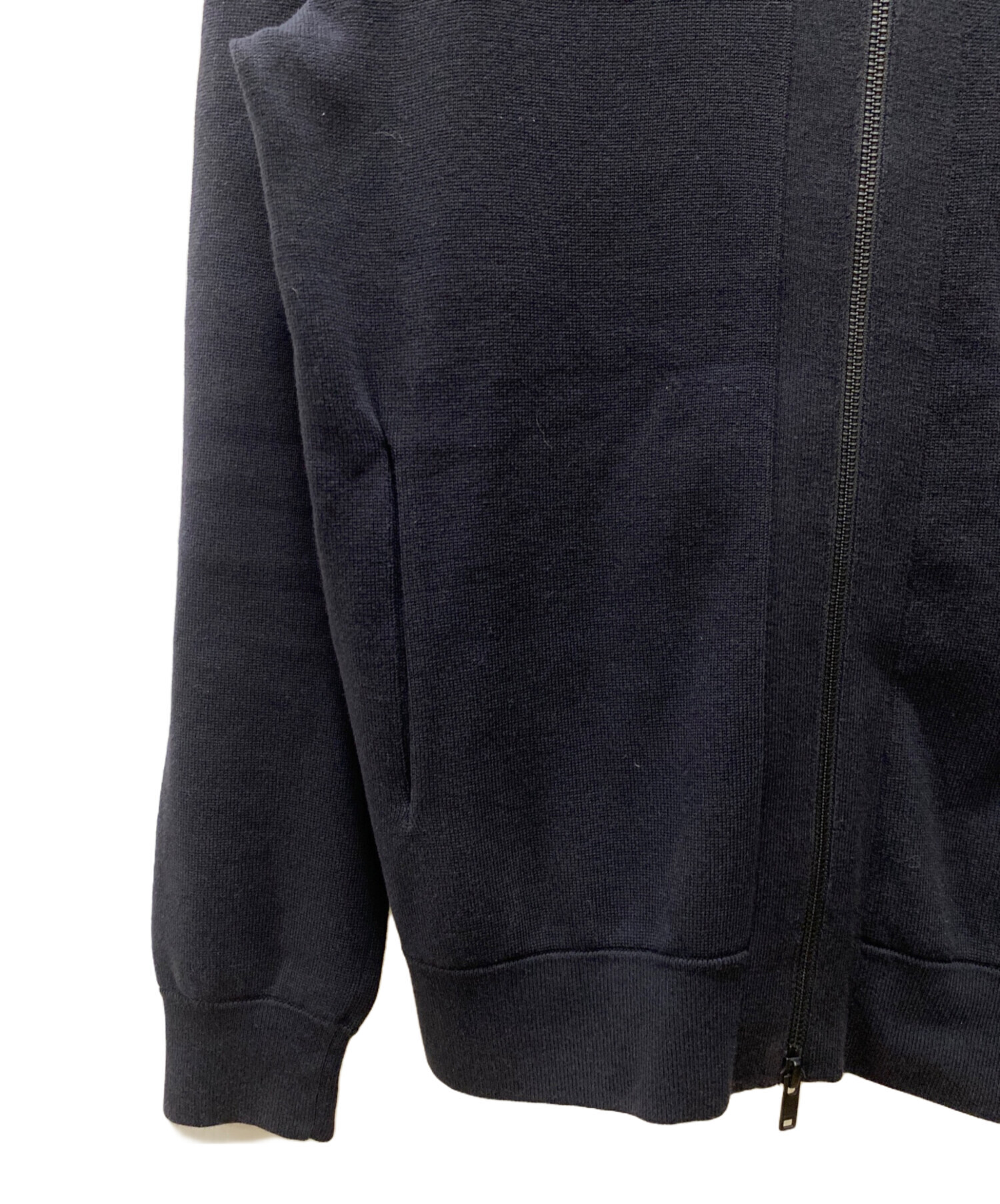 中古・古着通販】theory (セオリー) コットンウールクロップドジップ 