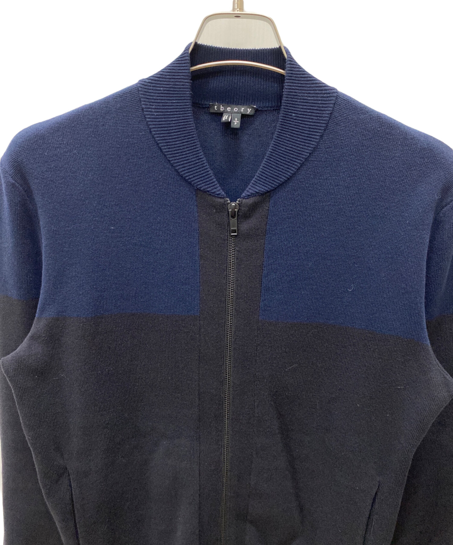 中古・古着通販】theory (セオリー) コットンウールクロップドジップ 