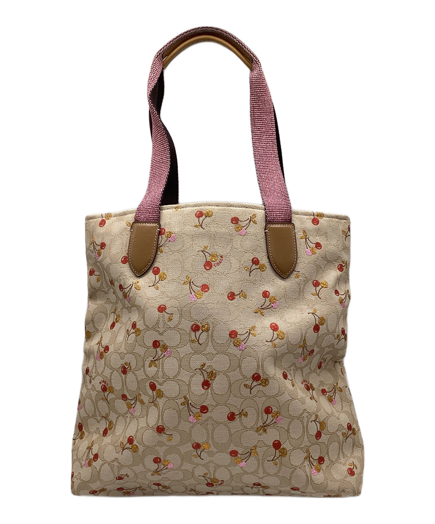 中古・古着通販】COACH (コーチ) トートバッグ ベージュ｜ブランド