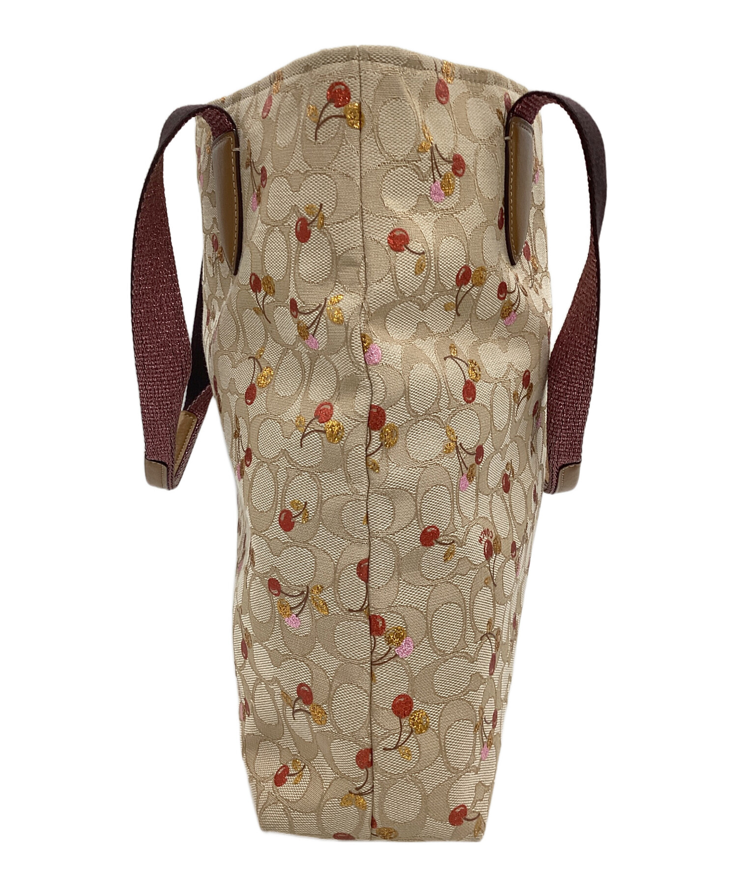 中古・古着通販】COACH (コーチ) トートバッグ ベージュ｜ブランド