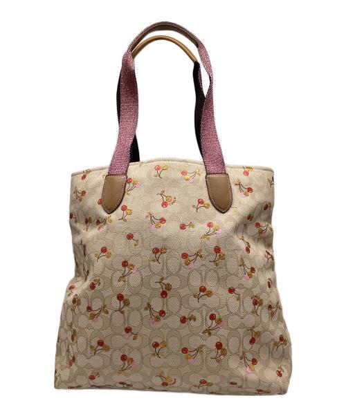 中古・古着通販】COACH (コーチ) トートバッグ ベージュ｜ブランド