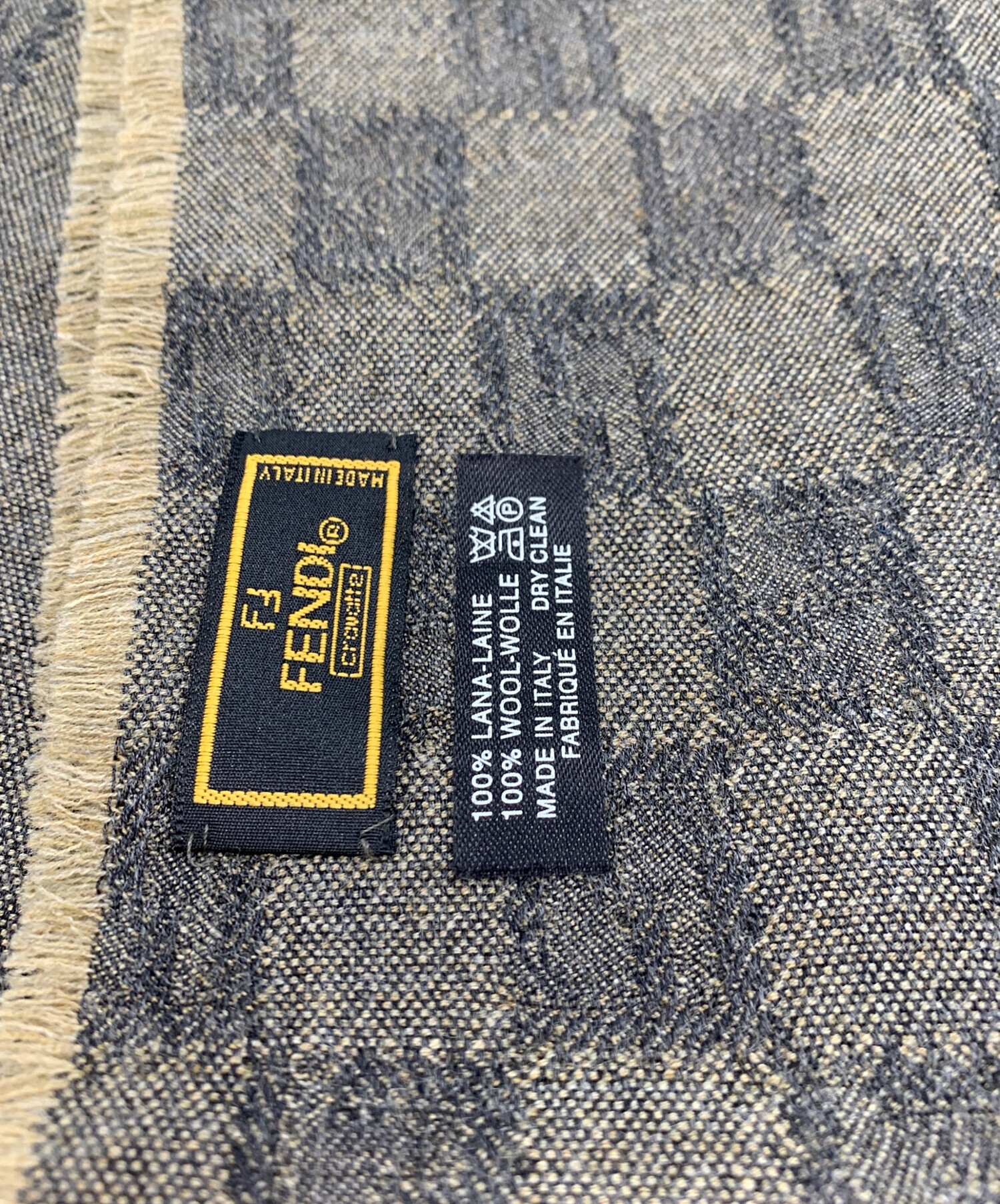 中古・古着通販】FENDI (フェンディ) ストール グレー｜ブランド・古着