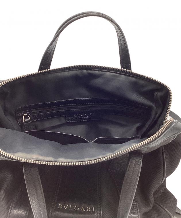 中古・古着通販】BVLGARI (ブルガリ) 2WAYショルダーバッグ ブラック
