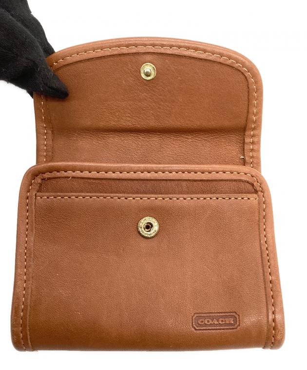 中古・古着通販】COACH (コーチ) レザーコインケース ブラウン