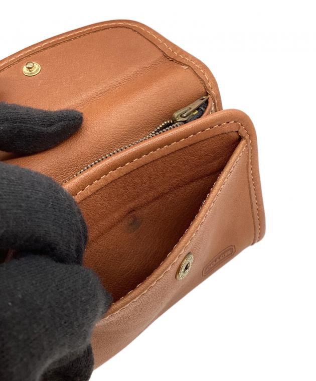 中古・古着通販】COACH (コーチ) レザーコインケース ブラウン