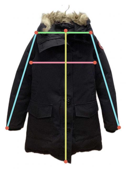 中古・古着通販】CANADA GOOSE (カナダグース) BRONTE PARKA ブラック