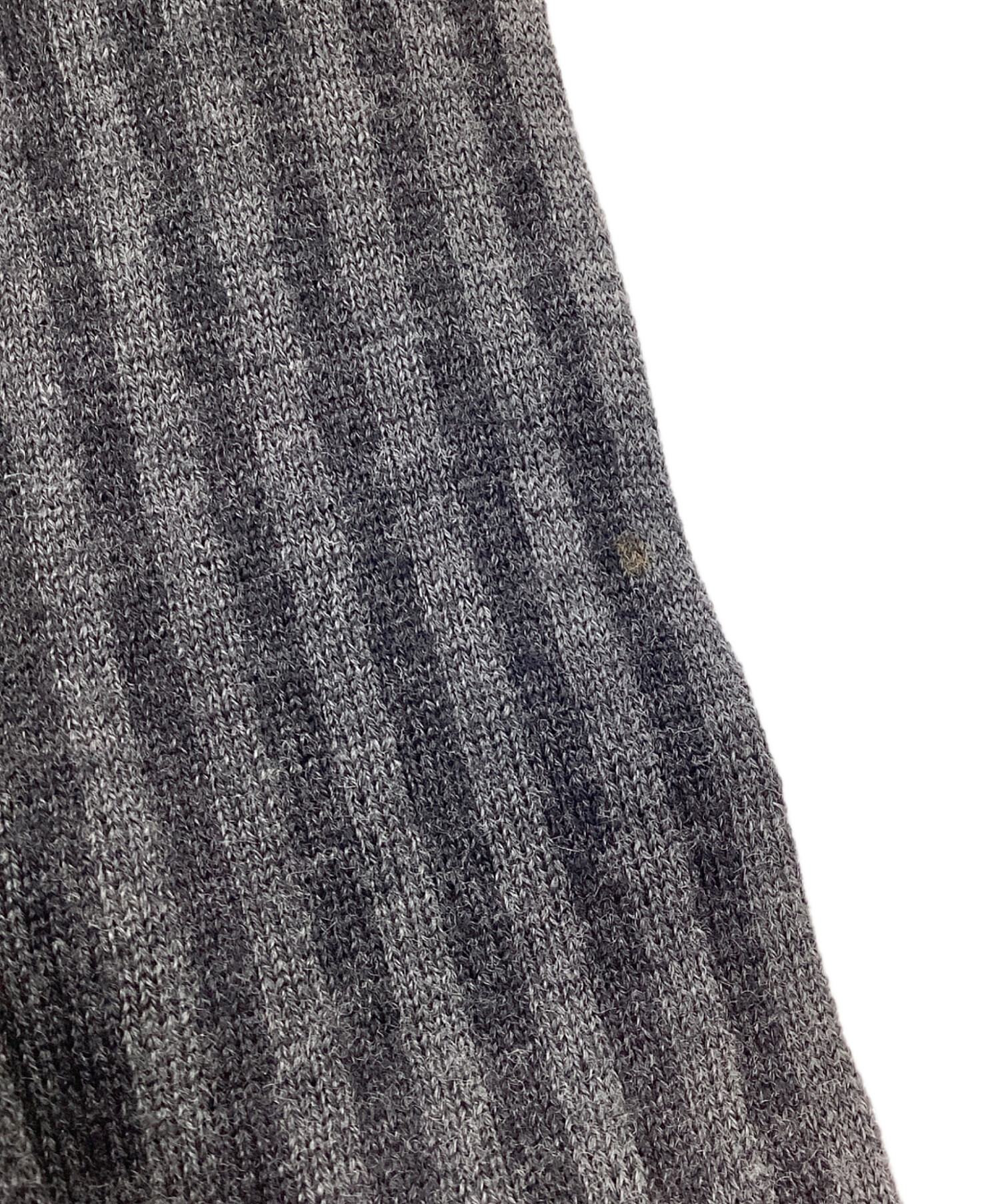 中古・古着通販】FENDI (フェンディ) マフラー グレー×ブラック