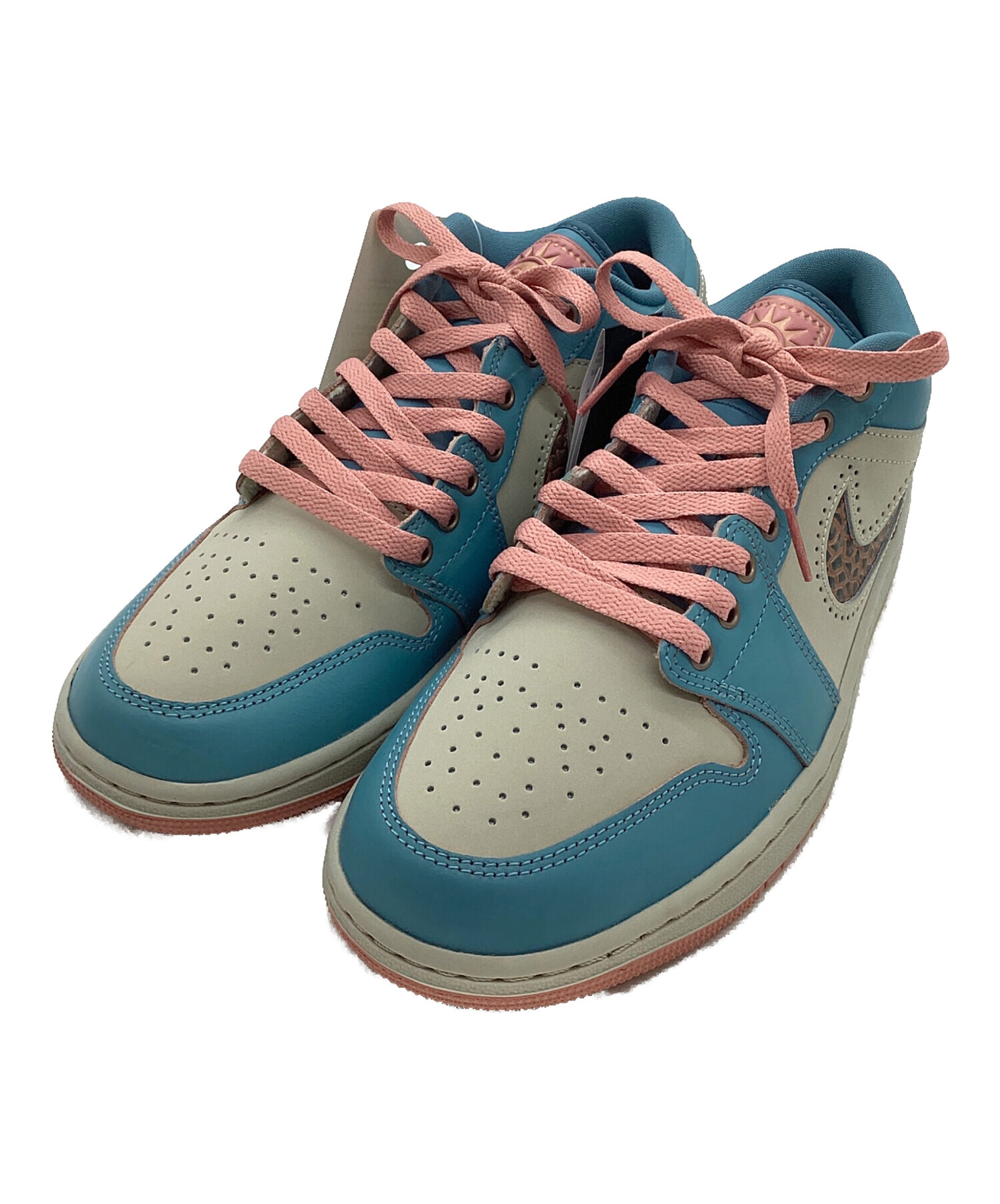 中古・古着通販】NIKE (ナイキ) AIR JORDAN 1 LOW SE ブルー サイズ 