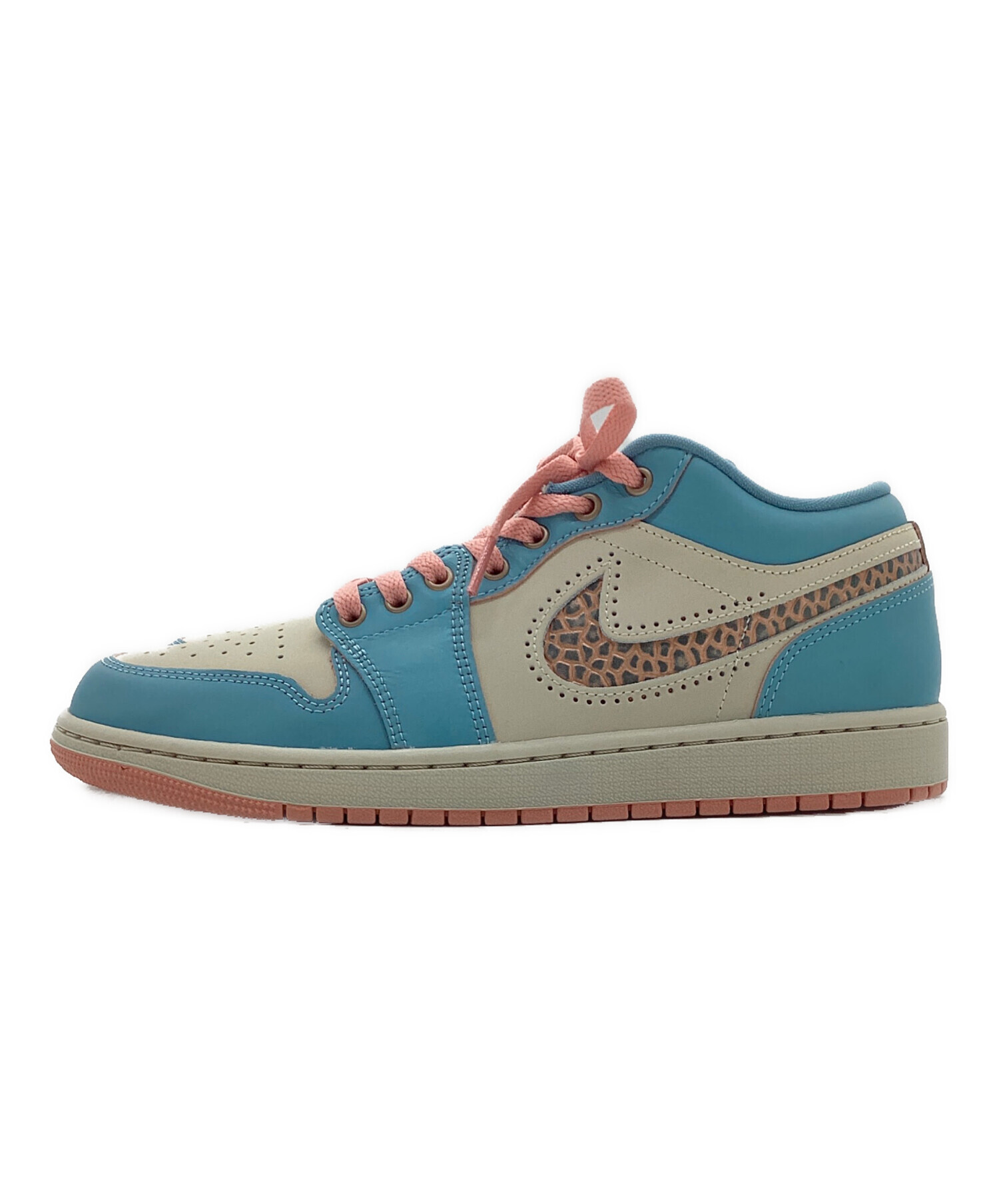 中古・古着通販】NIKE (ナイキ) AIR JORDAN 1 LOW SE ブルー サイズ 