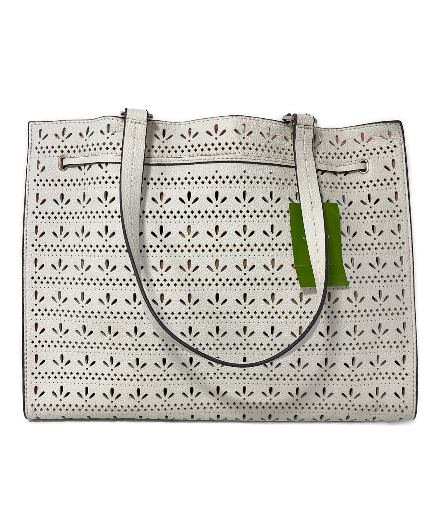 中古・古着通販】Kate Spade (ケイトスペード) ハンドバッグ ホワイト 