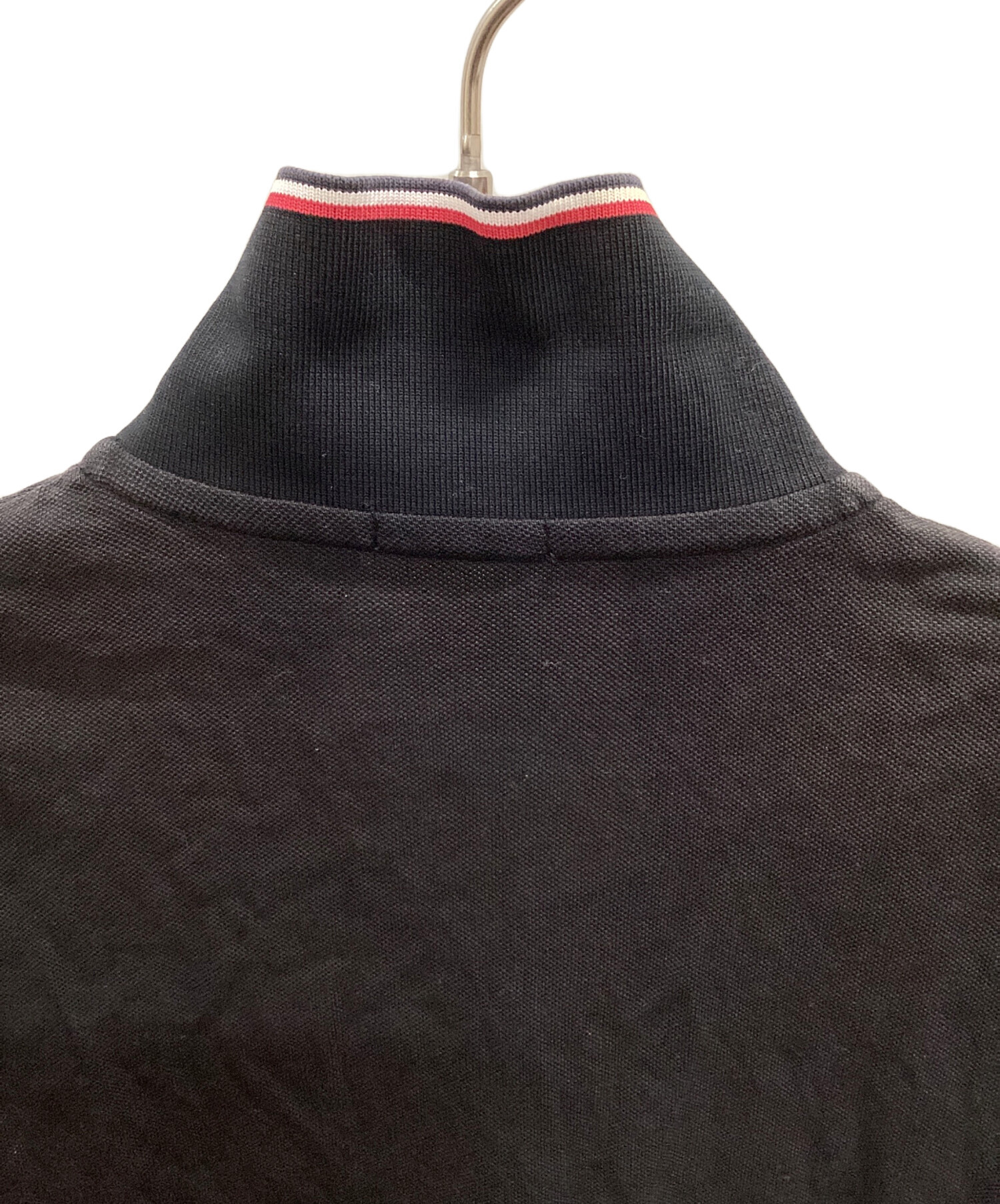 中古・古着通販】MONCLER (モンクレール) ポロシャツ ブラック サイズ