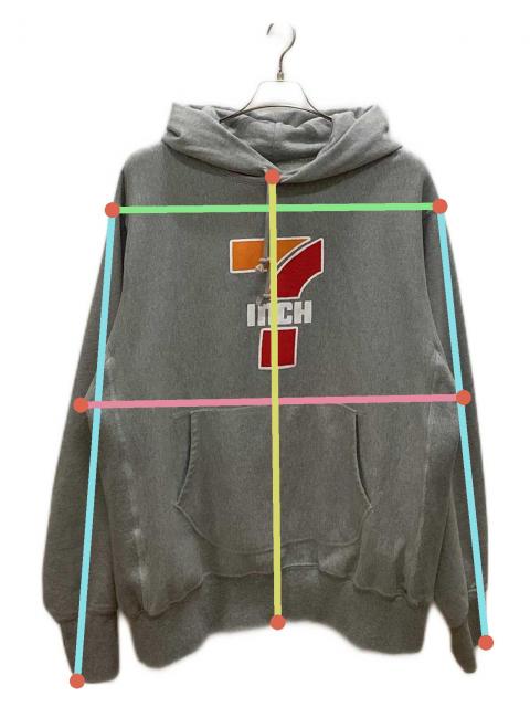 中古・古着通販】RECOGNIZE (レコグナイズ) 7 INCH HOODIE ライト