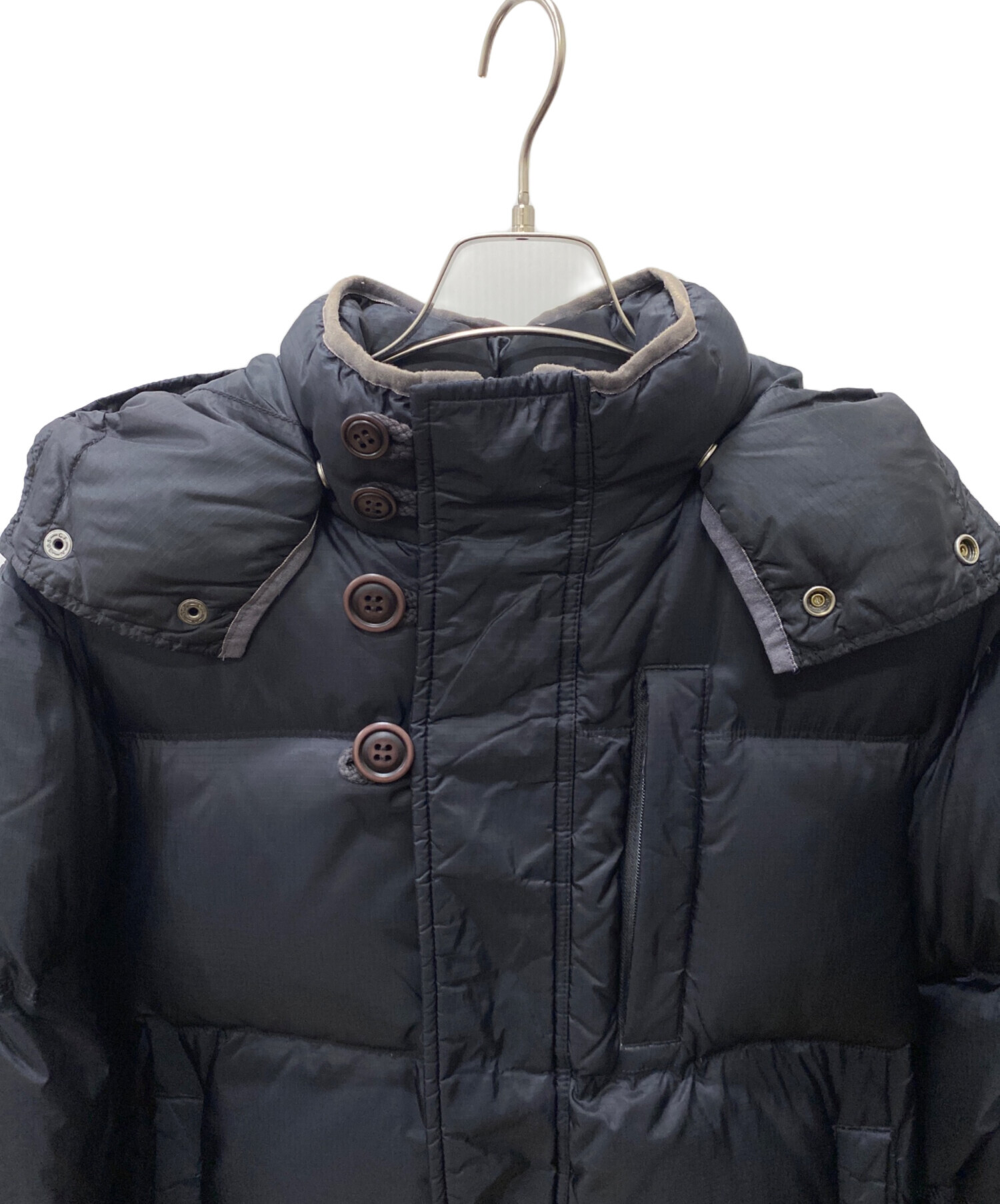 中古・古着通販】DIESEL (ディーゼル) ダウンジャケット ブラック