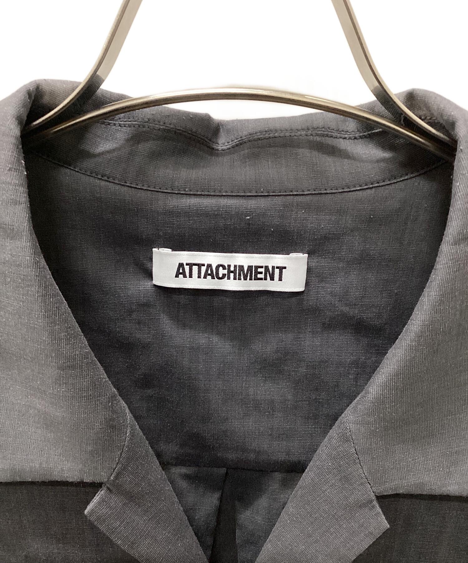 中古・古着通販】ATTACHMENT (アタッチメント) 半袖シャツ グレー