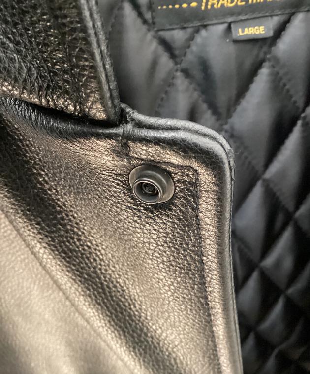 中古・古着通販】CALEE (キャリー) レザーブルゾン ブラック サイズ:L