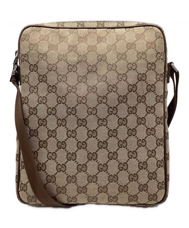 中古・古着通販】GUCCI (グッチ) GG ショルダーバッグ ベージュ