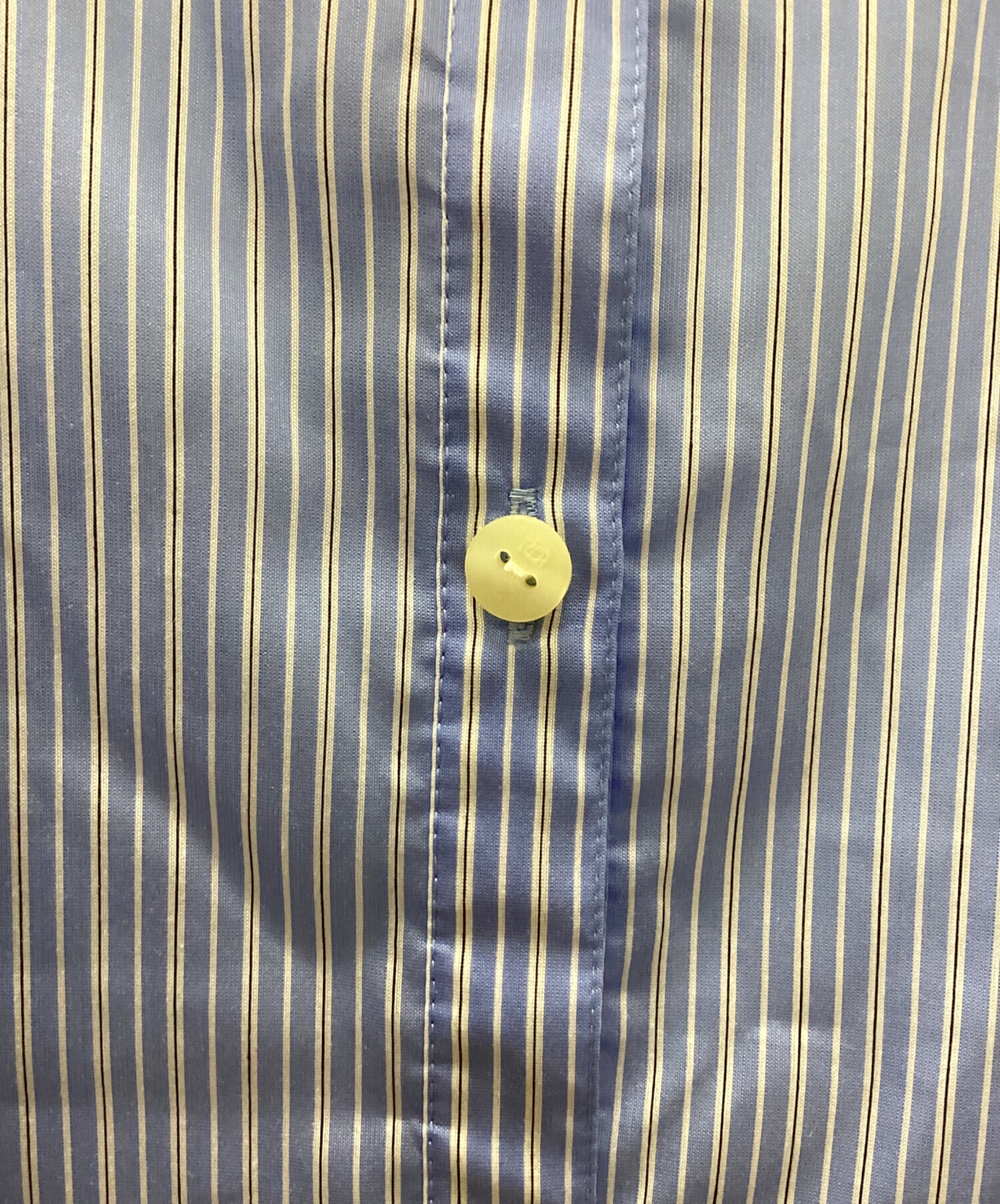 中古・古着通販】Ameri (アメリ) STRIPE INVERSION SHIRT TOP ホワイト
