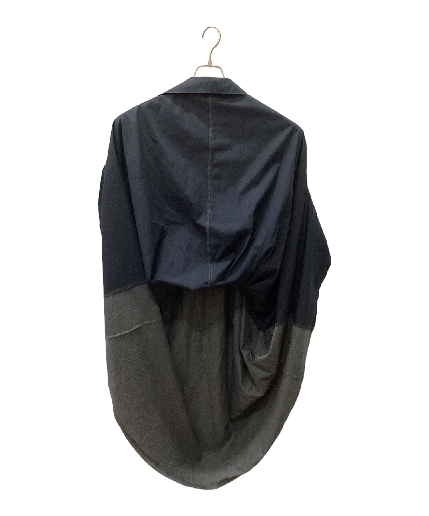 中古・古着通販】ENFOLD (エンフォルド) FAKE-LAYERED DRESS グレー