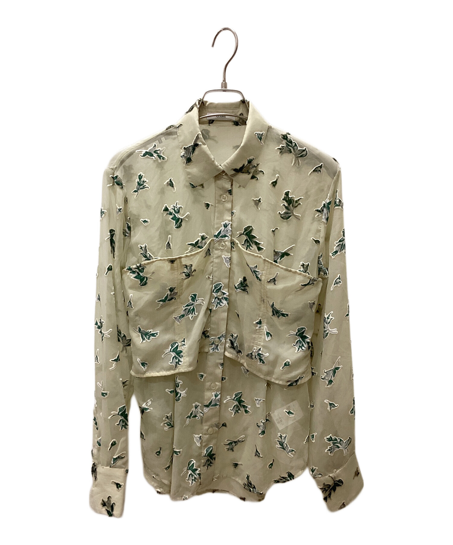 CLANE クラネ　CIRCLE FLOWER SHIRT CLANE×田中みな実】 CIRCLE FLOWER SHIRT - メルカリ