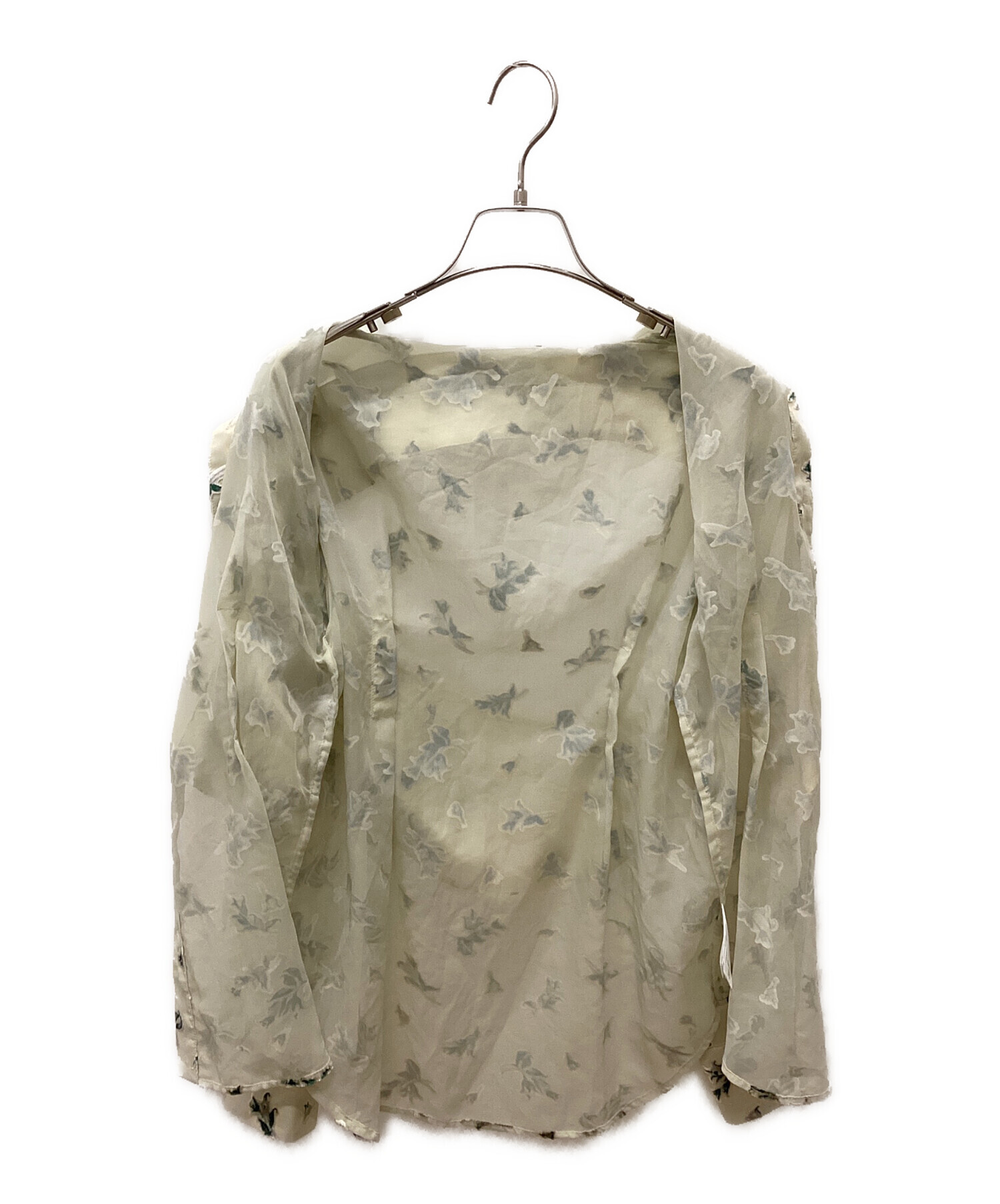 中古・古着通販】CLANE (クラネ) FLOWER OPAL BUSTIER SHIRTS ベージュ 