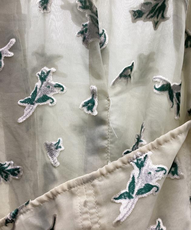 中古・古着通販】CLANE (クラネ) FLOWER OPAL BUSTIER SHIRTS ベージュ