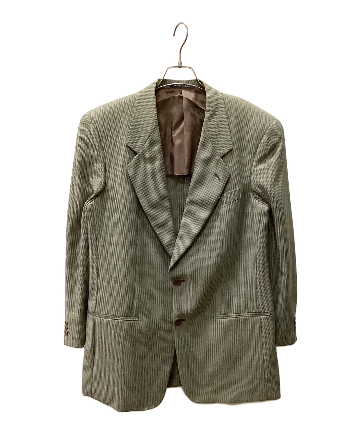 処分価格‼️ジョルジオアルマーニ とってもしなやかなコットンポリジャケット スーツ (ジョルジョアルマーニ) ARMANI 中古・古着通販】GIORGIO ジャケット・アウター