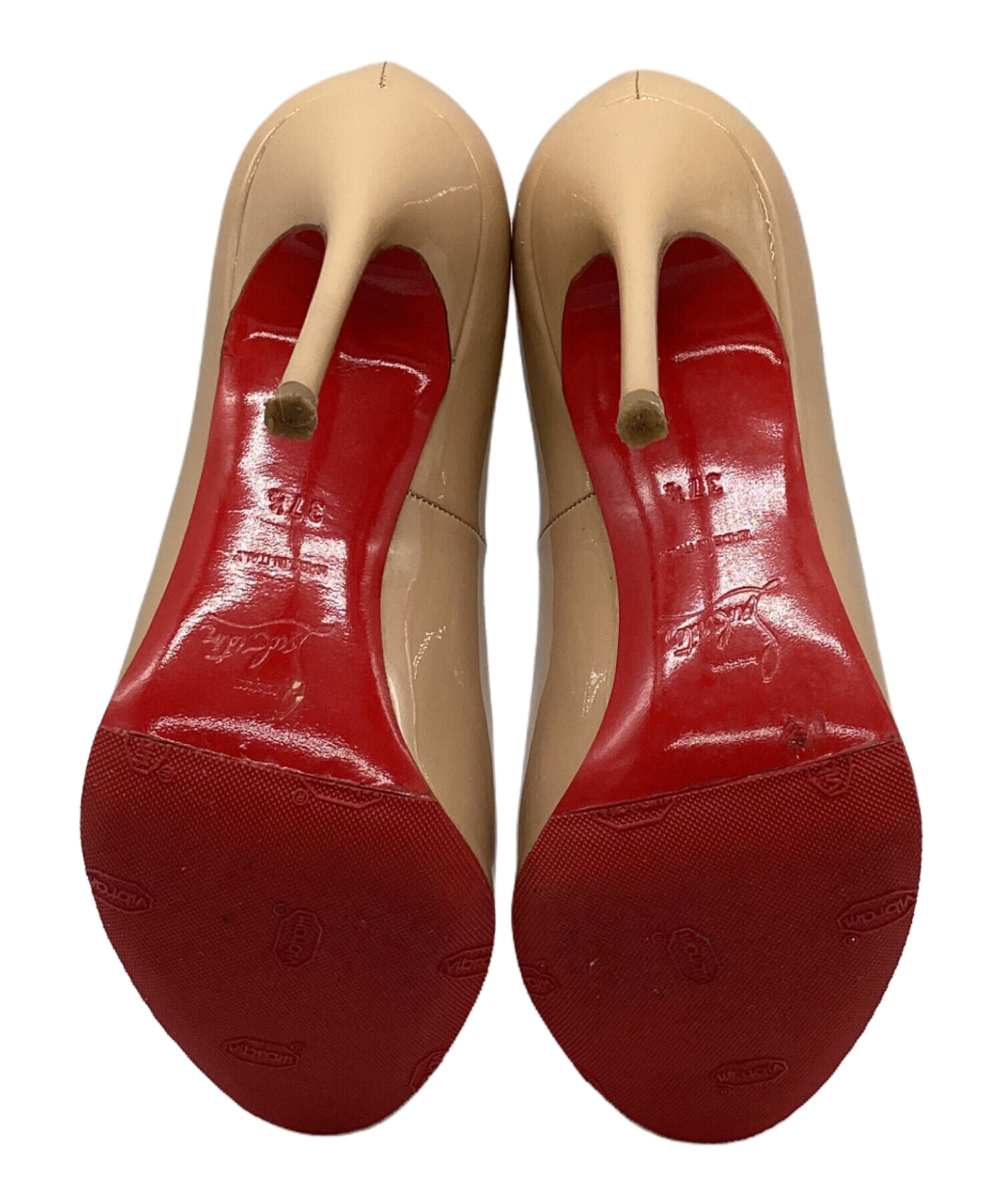 ルブタン　ベージュ　パンプス 中古・古着通販】Christian Louboutin (クリスチャン・ルブタン