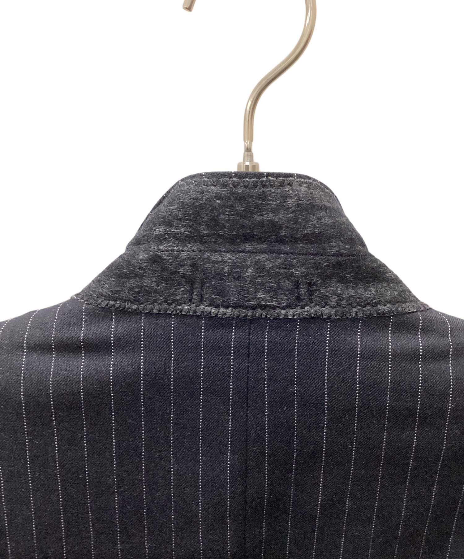 バーバリーブラックレーベル　スーツ42L バーバリー ブラックレーベルBURBERRY BLACK LABEL ウールピン