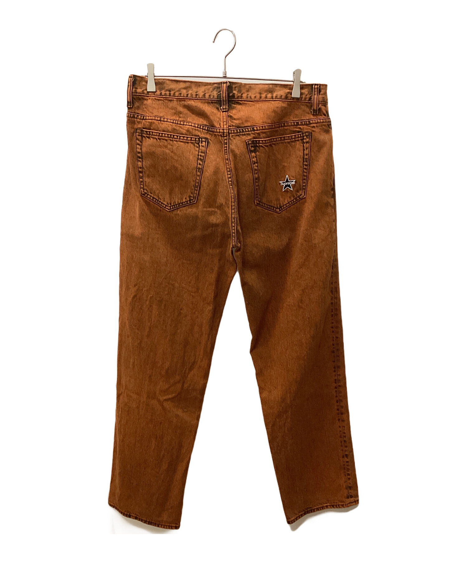 中古・古着通販】SUPREME (シュプリーム) RegularJean Overdyed Orange